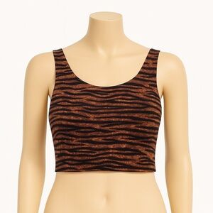 Savage X Fenty Tiger Print Women's  bra top size Large
